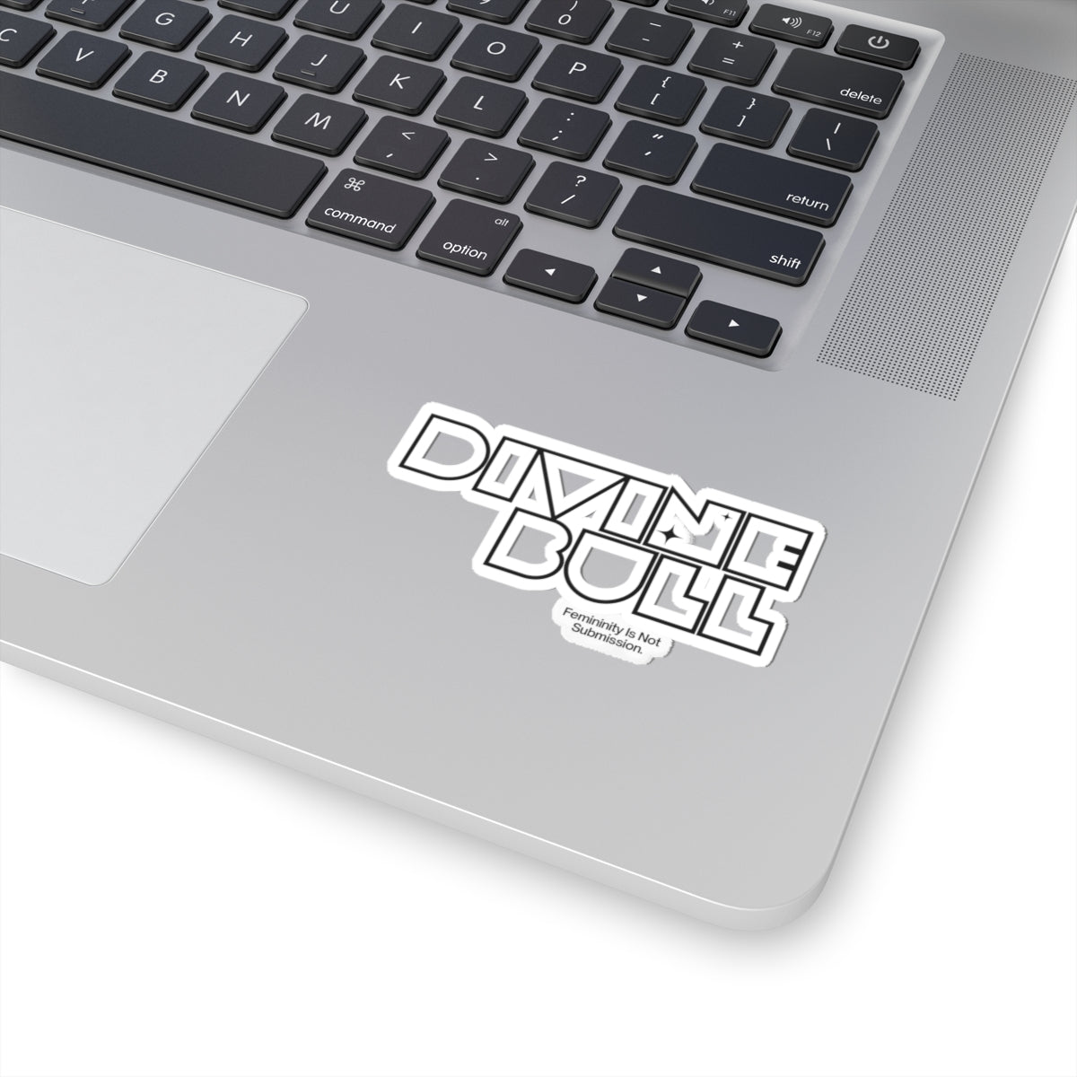 The Divine Bull Logo Sticker – Minimal Luxe Vinyl Decal